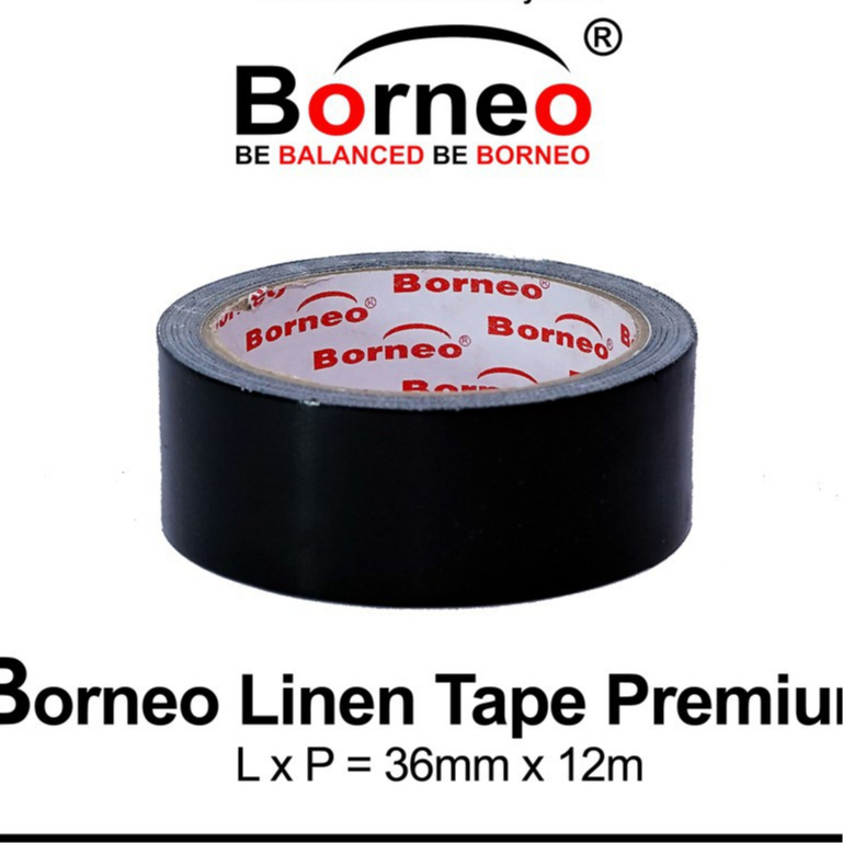 

Borneo plakban kain premium 36mm x 12m