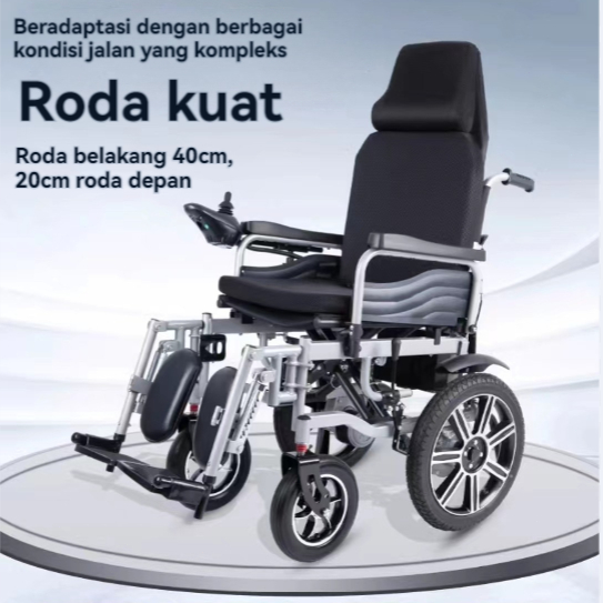 Highline Kursi Roda Lipat Kursi Roda Elektrik Bisa Lipat Dan Rebahan Full Otomatis Kursi roda
