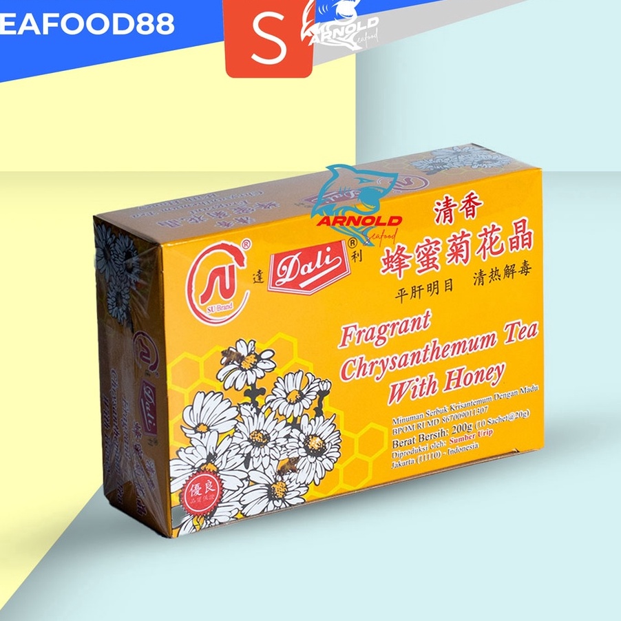 

COD NEWPRODUCT Dali Crysanthemum tea with honey su brand 2gr teh bunga dengan madu free packing