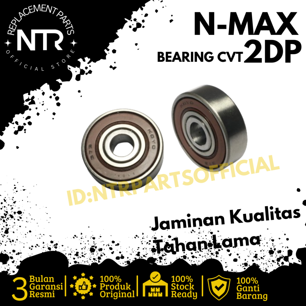 Bearing Laher Bak CVT N-max Aerox Lexy Mio M3 2PH