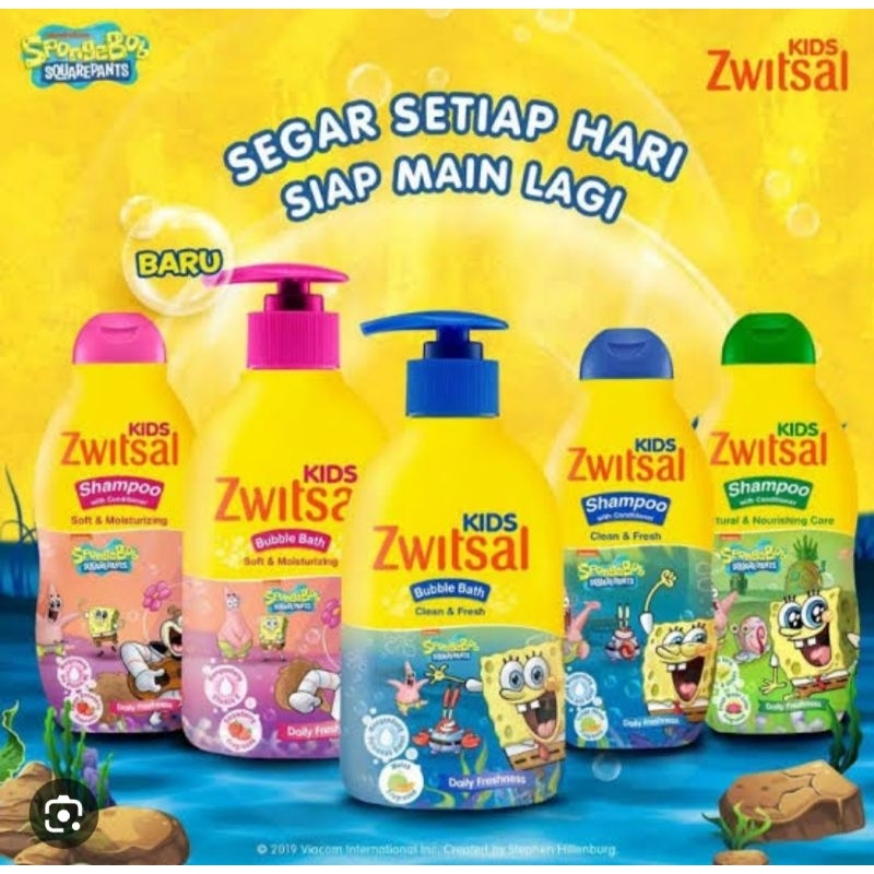zwitsal kids sampo 180ml/280ml