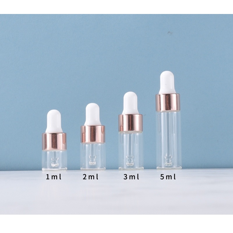Botol kaca pipet frosted - botol serum dropper doff