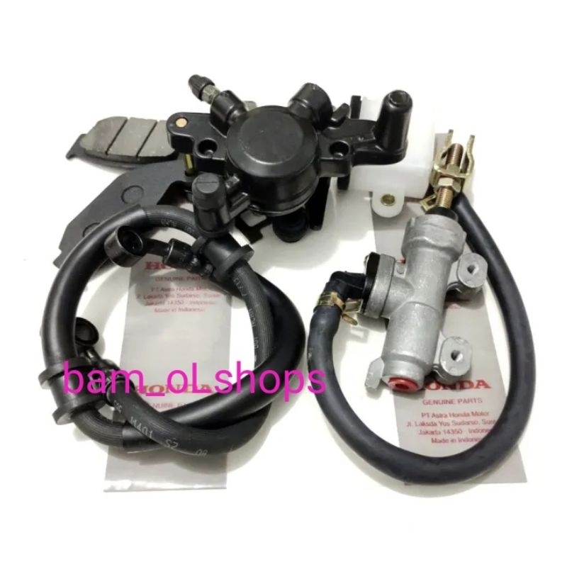 selang rem+tonjokan master rem+kaliper belakang Honda Sonic 150r,CBR 150r,CB 150r,CBR new,CBR thaila