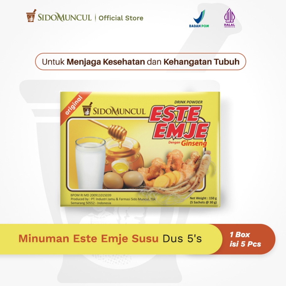 

Dijamin Ori Sido Muncul Minuman Este Emje Susu 5s Menghangatkan Tubuh