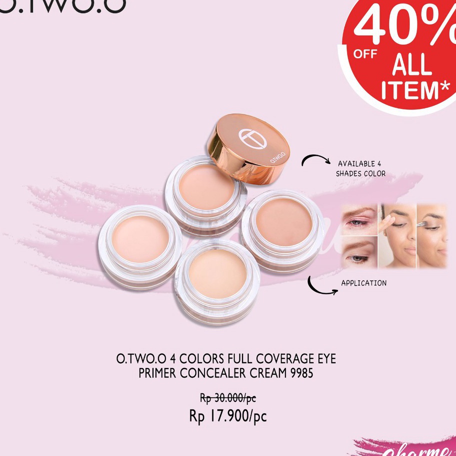 Sale READY  ORI OTwoo Otwoo 4 Colors Full Coverage Eye Primer Concealer Cream 9985 otw9985 Terlaku