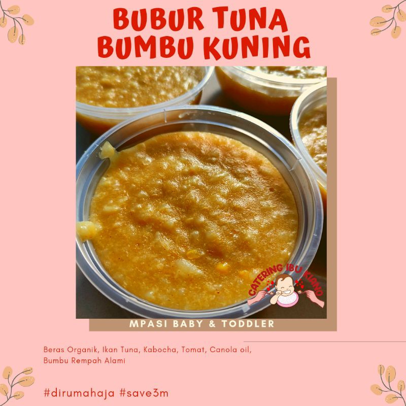 Bubur Tuna Catering Mpasi Bayi Frozen