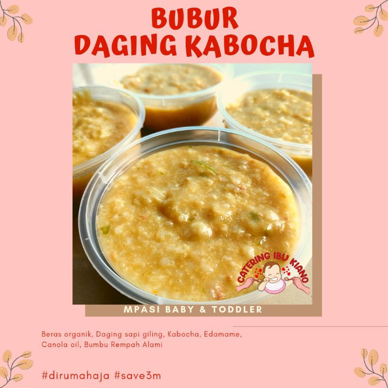 Bubur Daging Sapi Mpasi Bayi Frozen