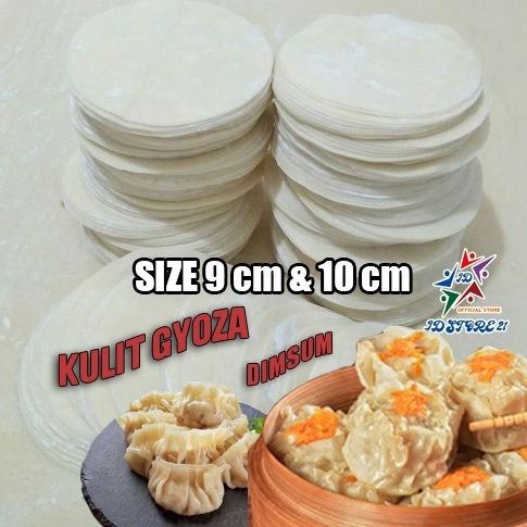 

READY STOK Kulit Dimsum siomay pangsit ukuran 9 cm 1 cm Gyoza