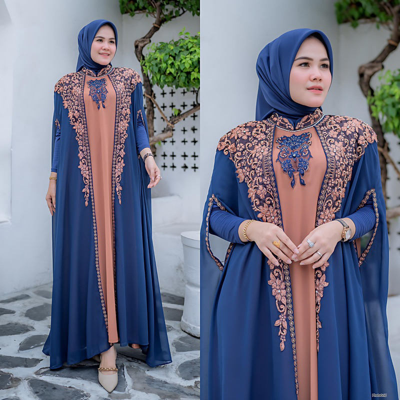 Kaftan Maharatu Premium| Kaftan| Kaftan Mewah| Kaftan Lebaran| Kaftan terbaru| Gamis| Baju Pesta Wan