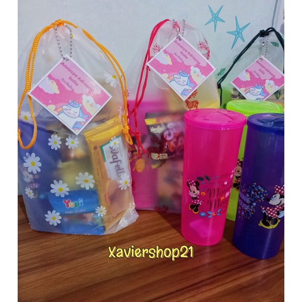 

Ready Stok Ready Paket Snack Botol minum Kemasan Pouch Serut FREE CARD