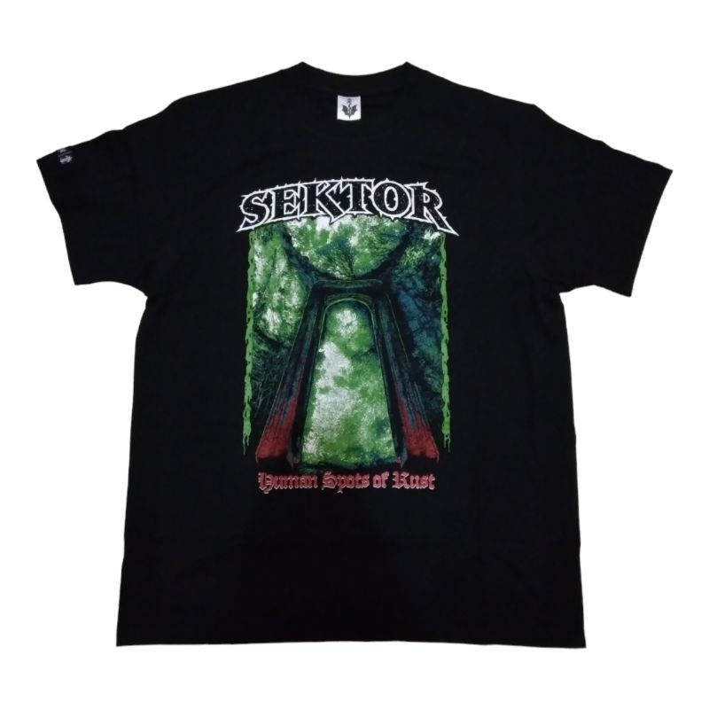 Kaos Sektor H8000 Tshirt Band Kaos Band Hardcore - Size L