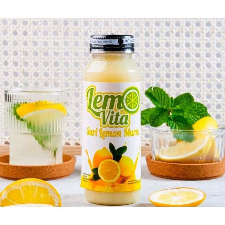 

ORIGINAL LEMOVITA Sari Lemon Murni 25ml BPOM Jus Lemon 1 Murni Jus Diet