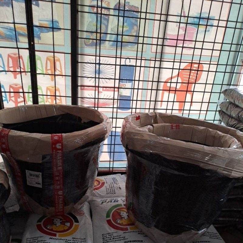 RB GLORY: Pot Jumbo ukuran 70 Cm / Pot Bunga Tanaman Besar Gloria / Pot Tanaman Super Jumbo Besar