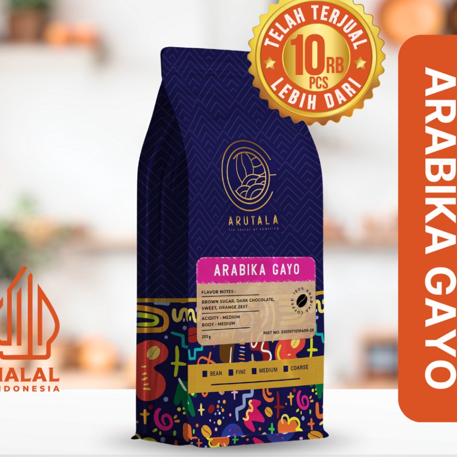 

Penjualan TerbaikCOD ARUTALA Kopi Gayo Takengon Arabika Arabica Coffee 2 gram