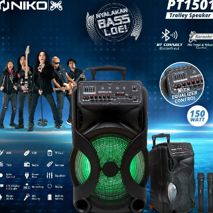 SPEAKER NIKO PT 1501 TERBARUUU