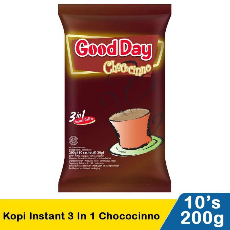 

Good Day Kopi Instant 3 In 1 Chococinno 10X20g