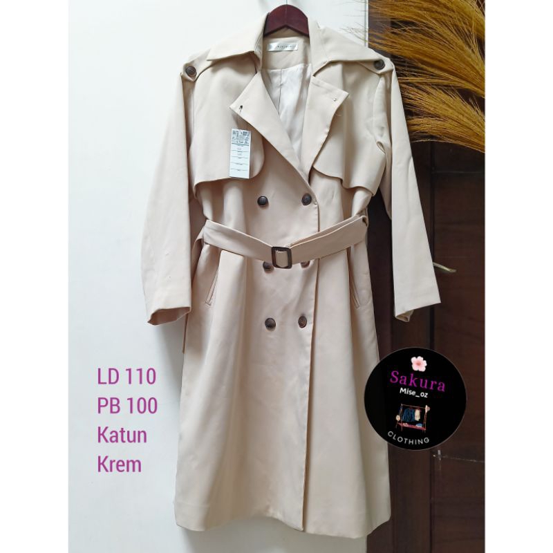 Coat katun premium/ coat korea