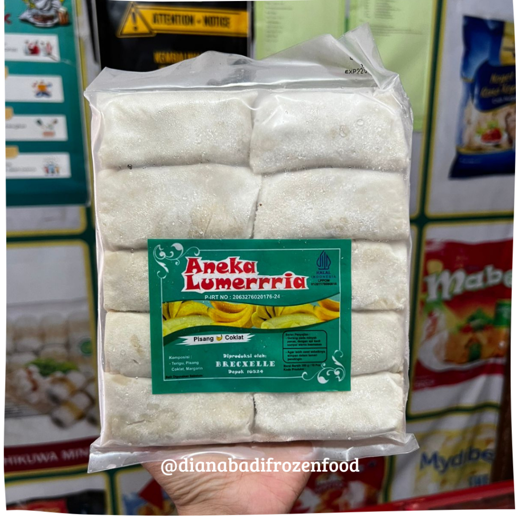 

Brecxelle Aneka Lumerrria Pisang Coklat Isi 10pcs 350gr