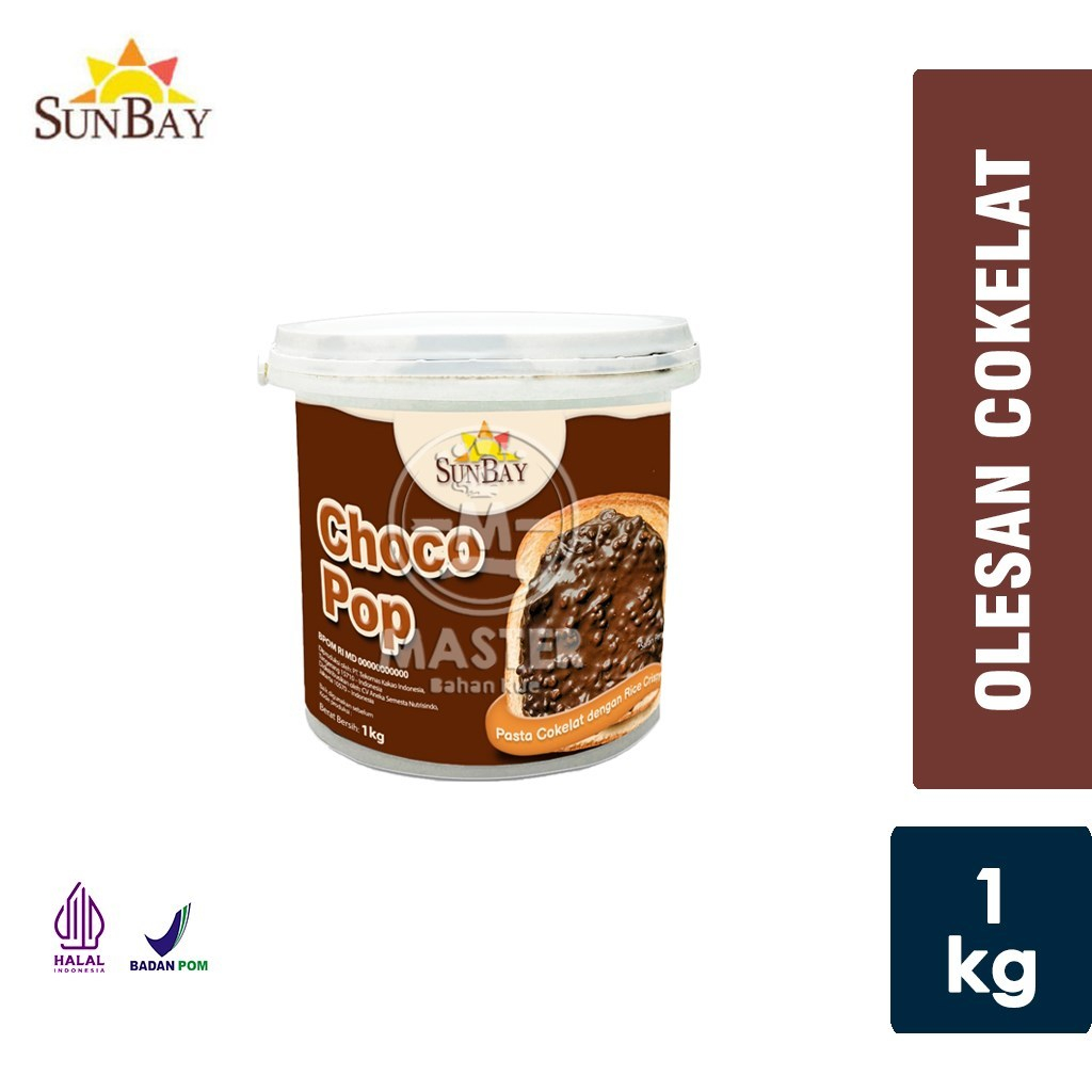 

Selai Choco Pop Sunbay / Pasta Cokelat Rice Crispy [Kaleng 1 Kg]