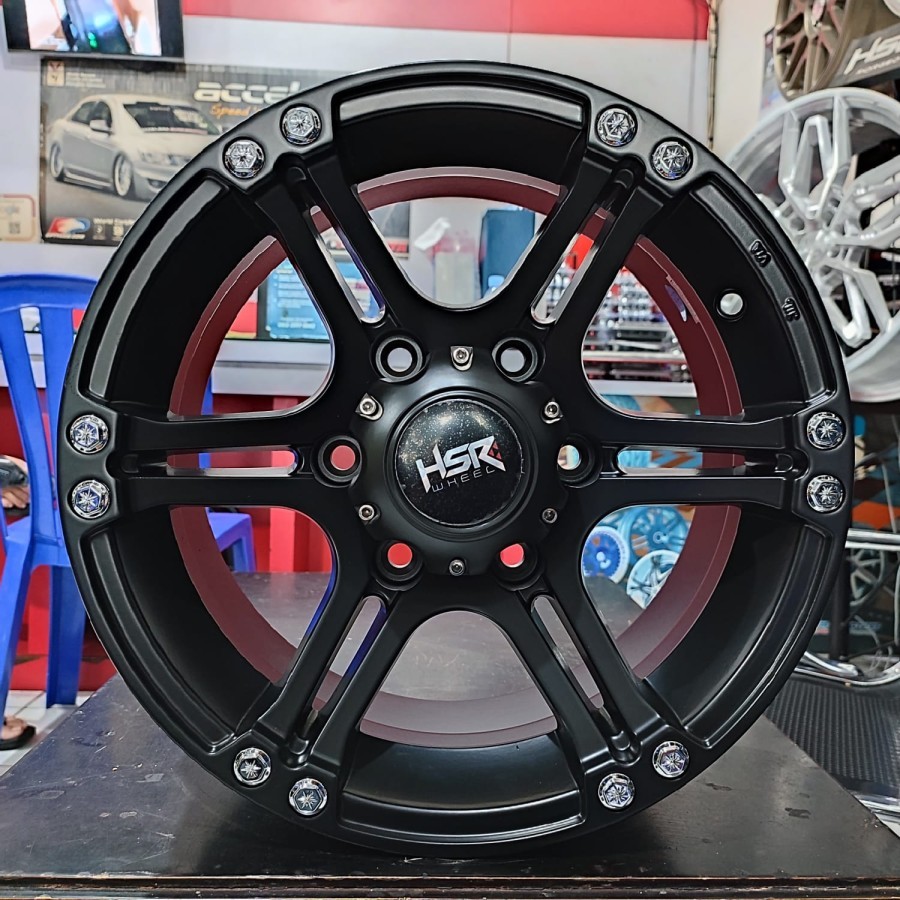 Velg Mobil Murah Fort Everest Pajero Strada DLL Ring 15 HSR PANZER ( 4 velg dan pentil )