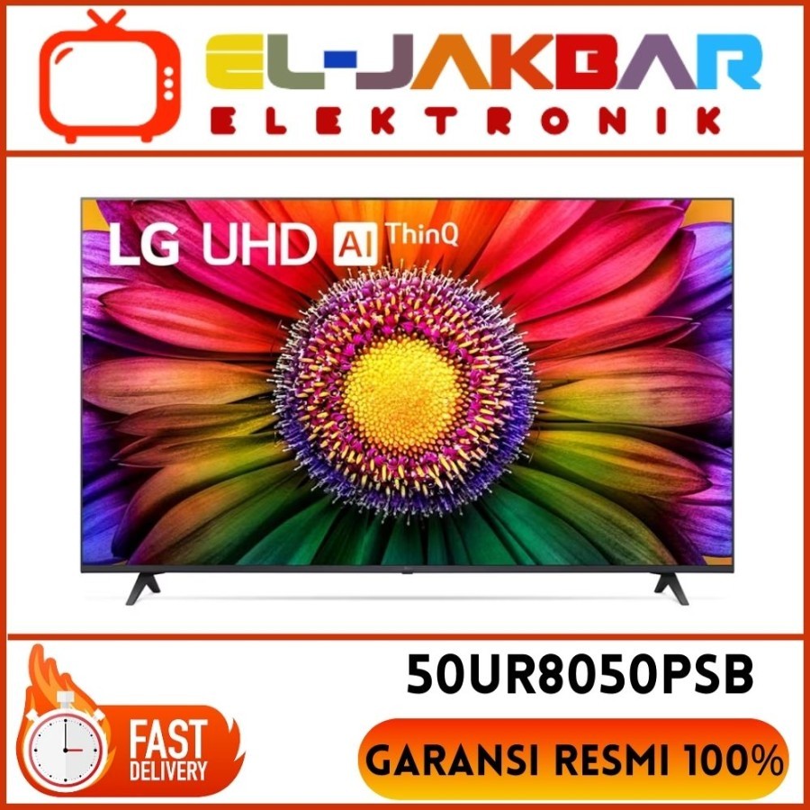 Led Tv 50 Inch LG 50UR8050PSB Smart Tv LG Real 4K Ultra HD ThinQAI Hdr