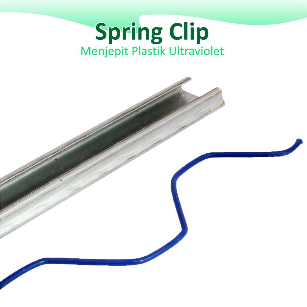 Penjepit Plastik UV Spring Clip Spring Wire 0.5 Meter