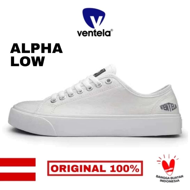 Sepatu Ventela Alpha White Original