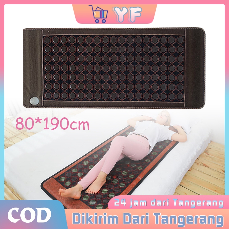 80X190CM Imperial Jade Mat Voye Matras Terapi Kesehatan Korea Matras Batu Turmalin Mengatasi Koleste