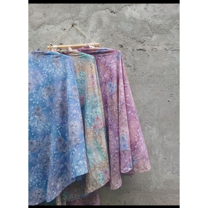 mukenah 2in 1 parasut korea mukenah motif shabby