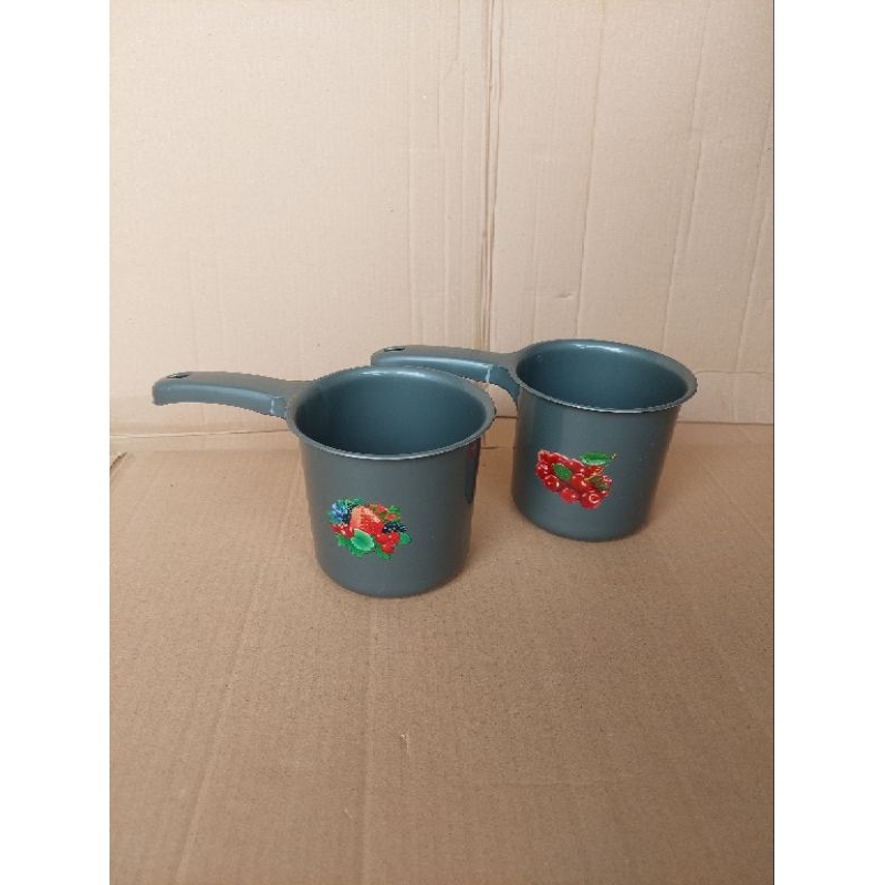 Gayung air/gayung mandi plastik silver