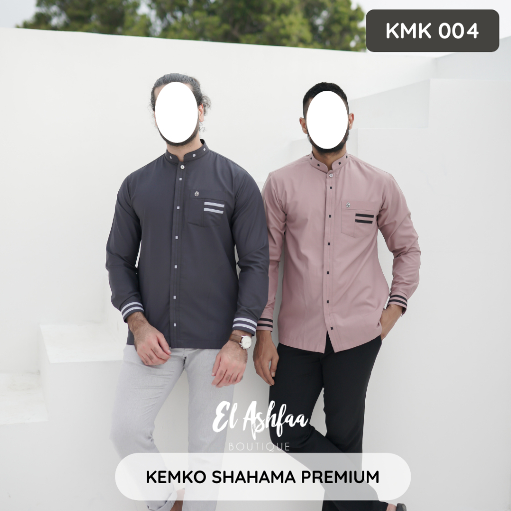Kemko by Shahama | Kemeja Koko Shahama KMK-004 - El Ashfaa Boutique