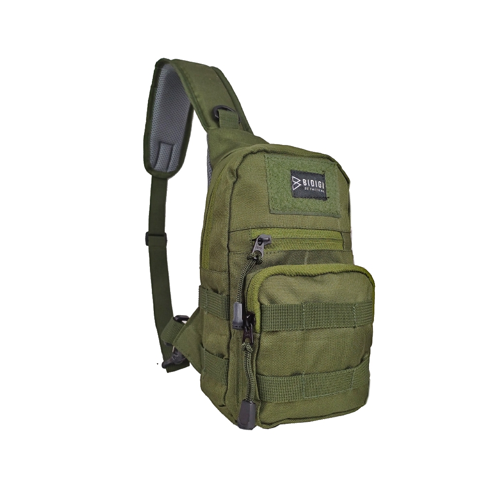 BIDIGI Phantom Tas Selempang Pria Mini Army Tactical
