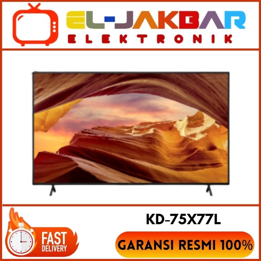 Sony 75X77L Led TV 75 Inch Android UHD 4K Smart TV KD-75X77L