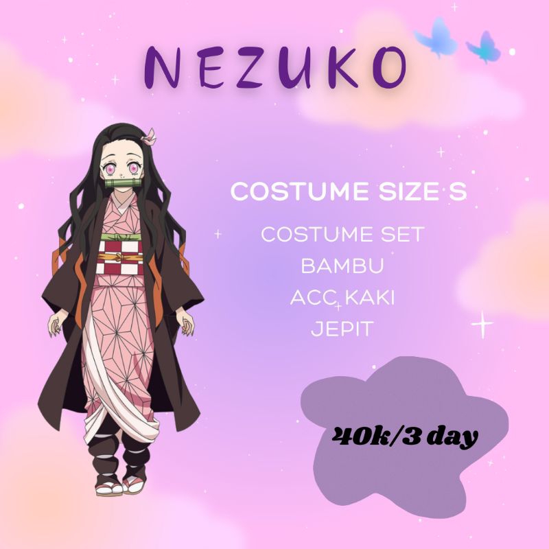 RENTAL COSPLAY NEZUKO ANIME