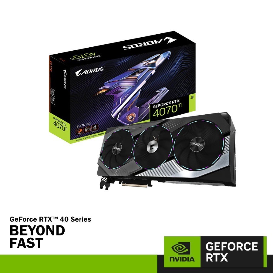VGA Gigabyte Aorus GeForce RTX 4070 Ti Elite 12GB - 12 GB GDDR6X