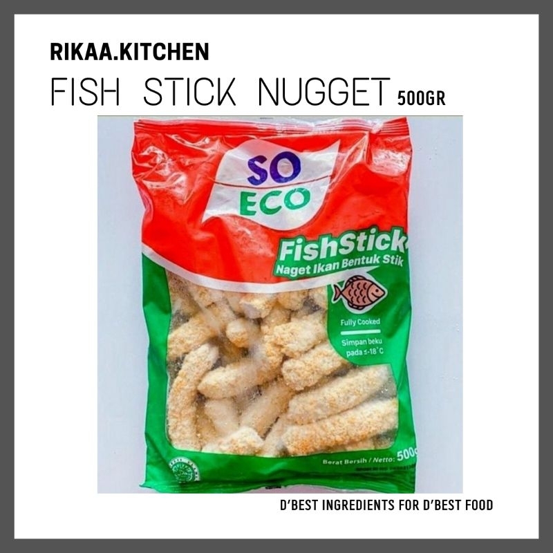 FISH STICK NUGGET SO ECO / SO ECO NUGGET IKAN 500GR