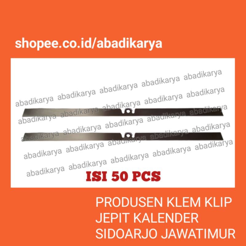 klip uk 32 cm (isi 50bj) klip seng kalender klem kalender