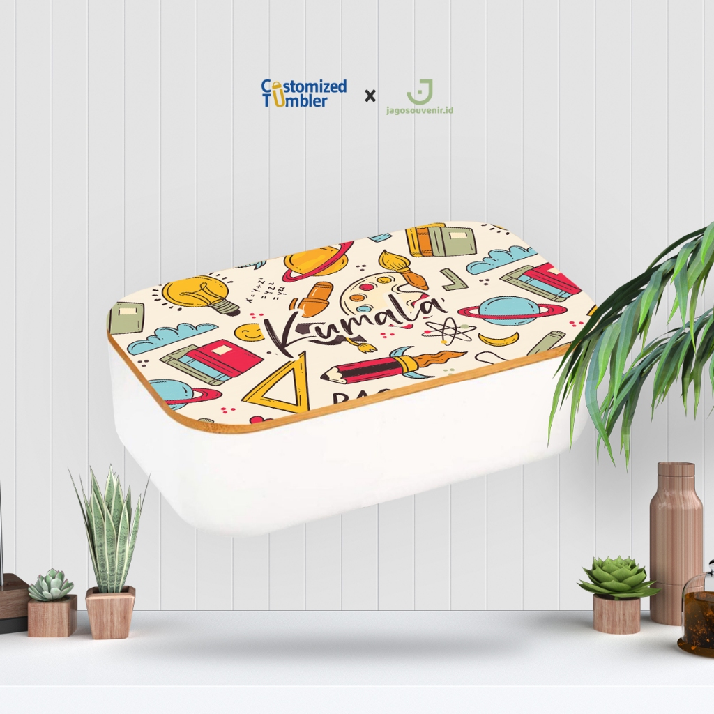 

Lunch Box - Kotak Makan Anak Custom Design - Hadiah Anak