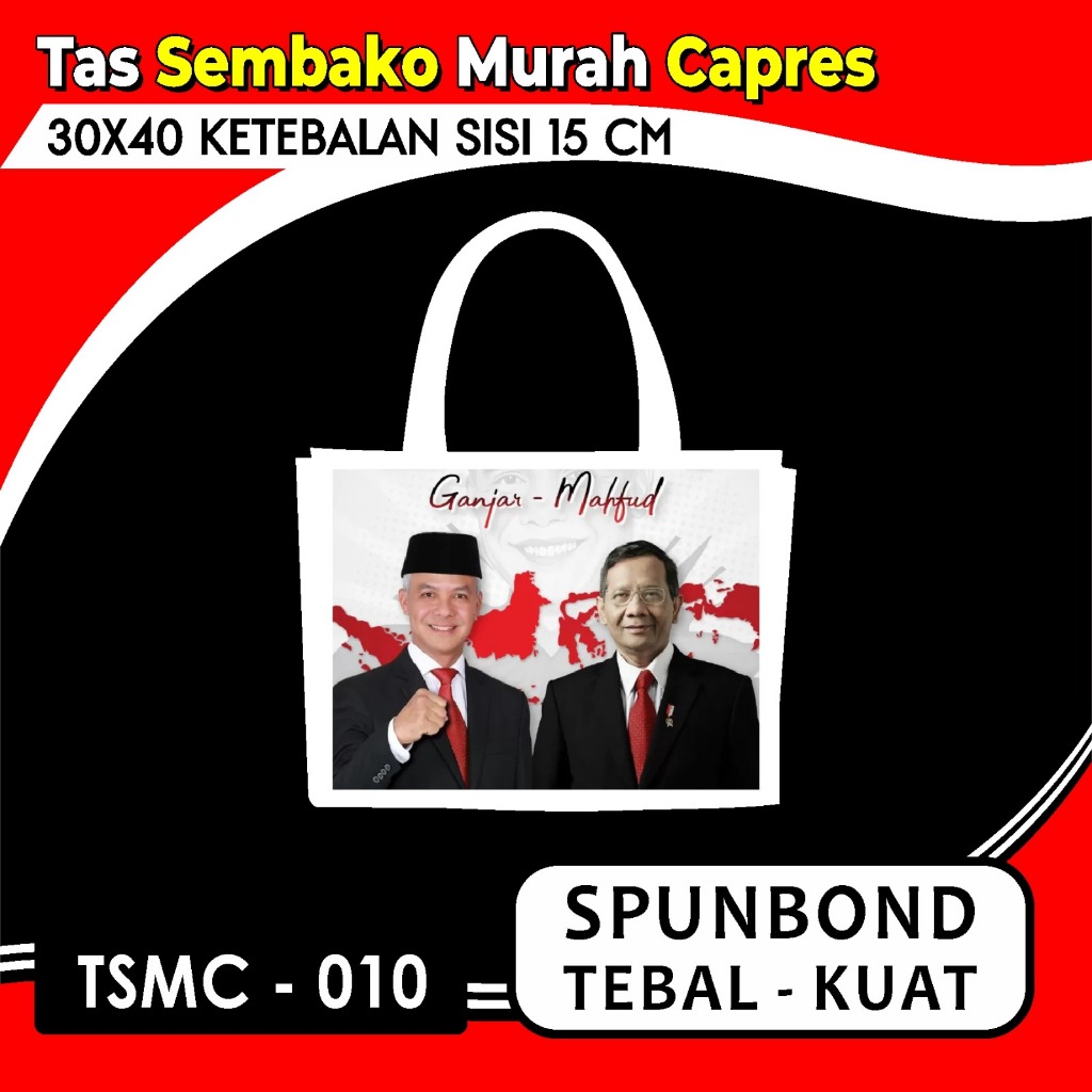 

Tas Capres 2024/Tas Spunbond Capres&Cawapres/Souvenir Tas Sembako Capres 2024