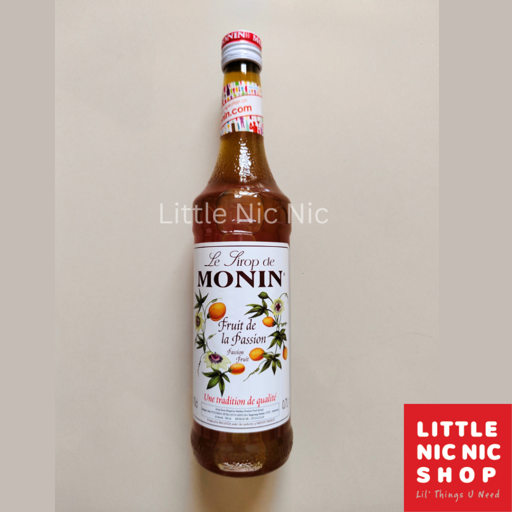 

Monin Passion Fruit flavoured 70 CL (700ml) sirup rasa markisa minuman café