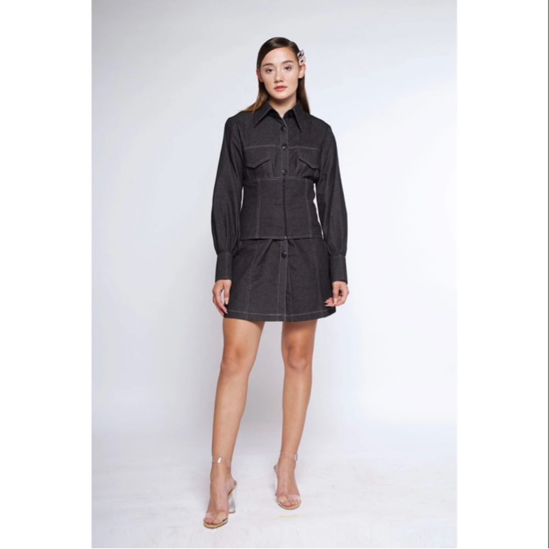 Denim Dress Sissae Qipao PRELOVED