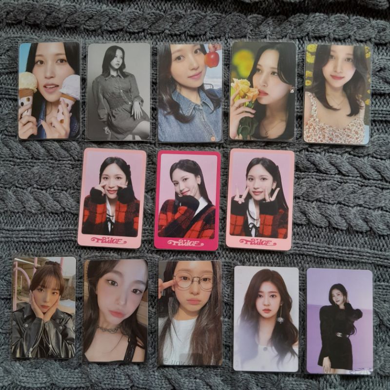 TWICE IZONE KEP1ER OFFICIAL PHOTOCARD, mina dicon selca konsep, minju (pro memoria specs, ar or sc1,