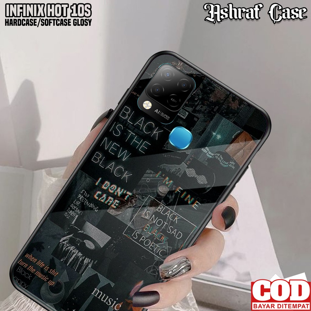Case Hp Infinix Hot 10S - Casing Infinix Hot 10S ( AESTH ) Silikon Hp Infinix Hot 10S - Kesing Hp In