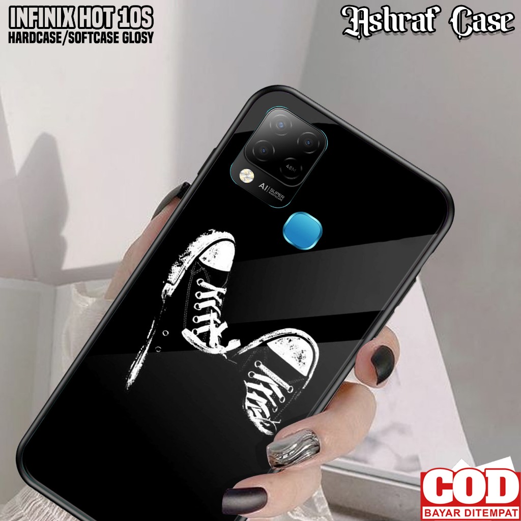 Case Hp Infinix Hot 10S - Casing Infinix Hot 10S ( BLCK ) Silikon Hp Infinix Hot 10S - Kesing Hp Inf