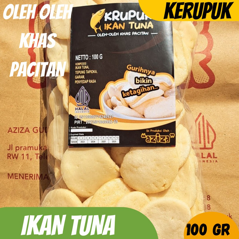 

KRUPUK IKAN TUNA “AZIZA” OLEH OLEH KHAS PACITAN