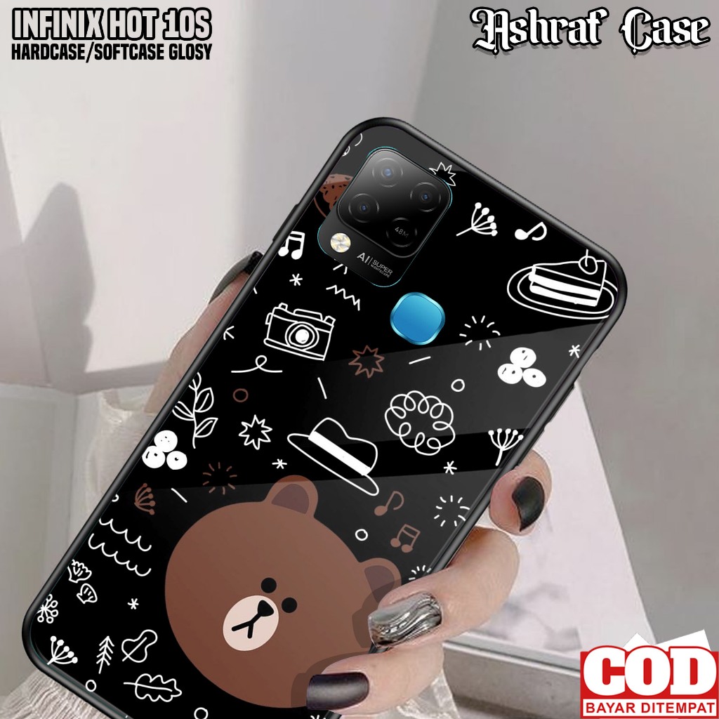 Case Hp Infinix Hot 10S - Casing Infinix Hot 10S ( LN ) Silikon Hp Infinix Hot 10S - Kesing Hp Infin