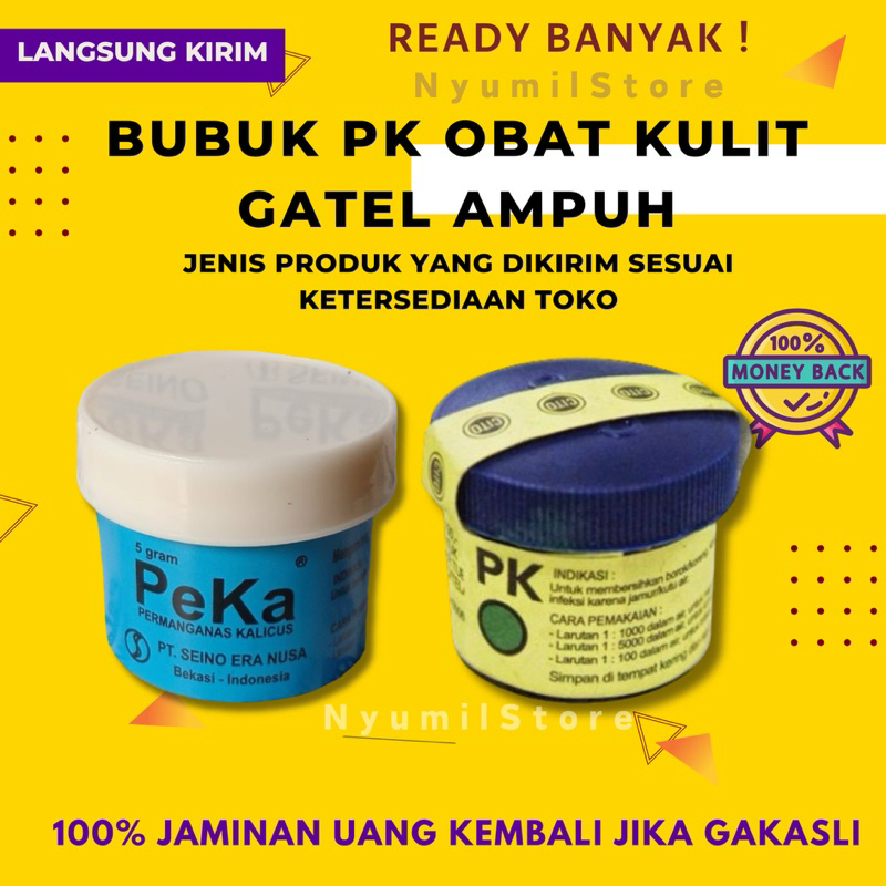 ASLI PEKA CITO 5 GRAM / BUBUK PK ANTISEPTIK / PEMBERSIH CACAR / GATEL2 PK Crystal Salep Cito 5 gram 