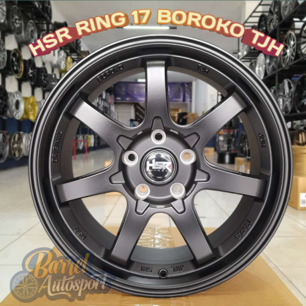 Vleg mobil racing te37 hsr ring 17 cocok Hrv,Brv ,Innova,Xpander,Civic,Yaris cross