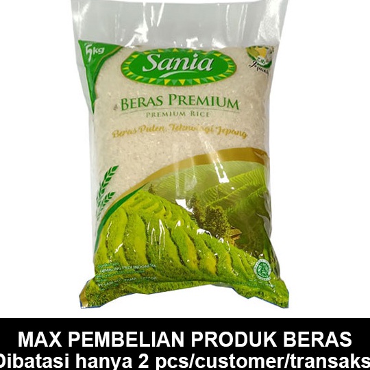 

COD NEWPRODUCT SANIA BERAS 5 KG