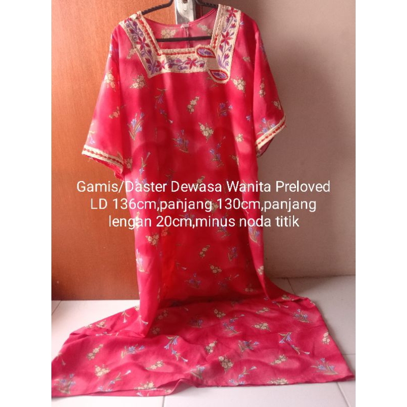 Gamis Jumbo Muslimah/Dress Jumbo Bigsize Cewek/Daster Jumbo Daster Bigsize Bekas Preloved Murah/Gami